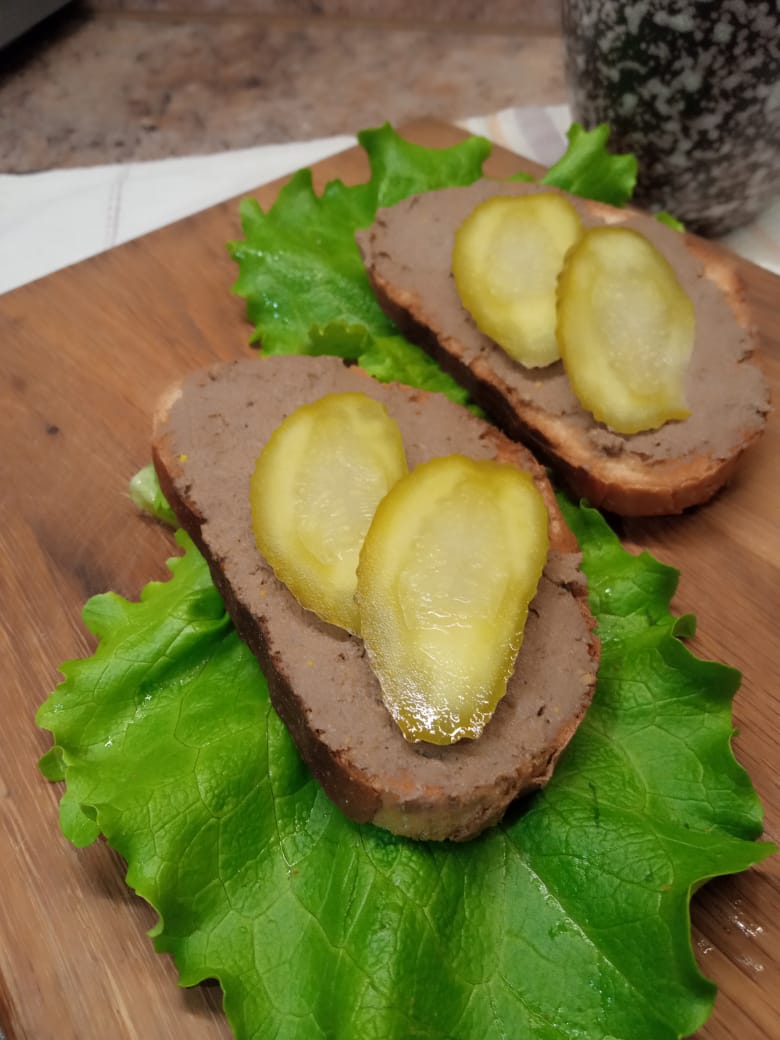 Паштет из куриной печени с коньяком