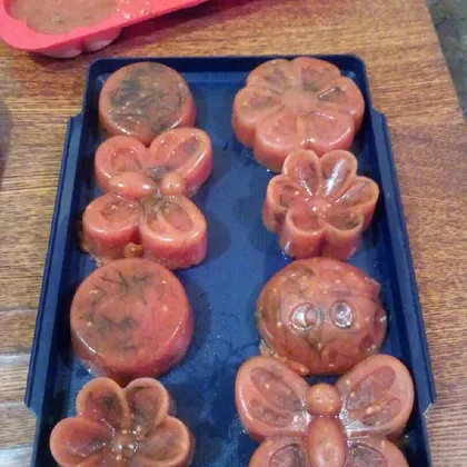 Заморозка томатов с болгарским перцем