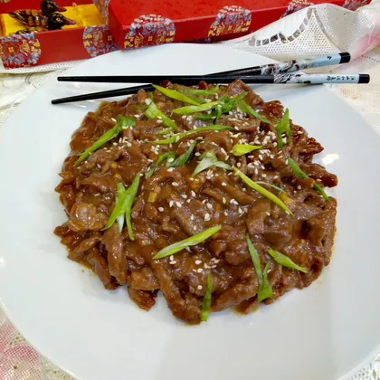 Монгольская говядина (Mongolian beef)