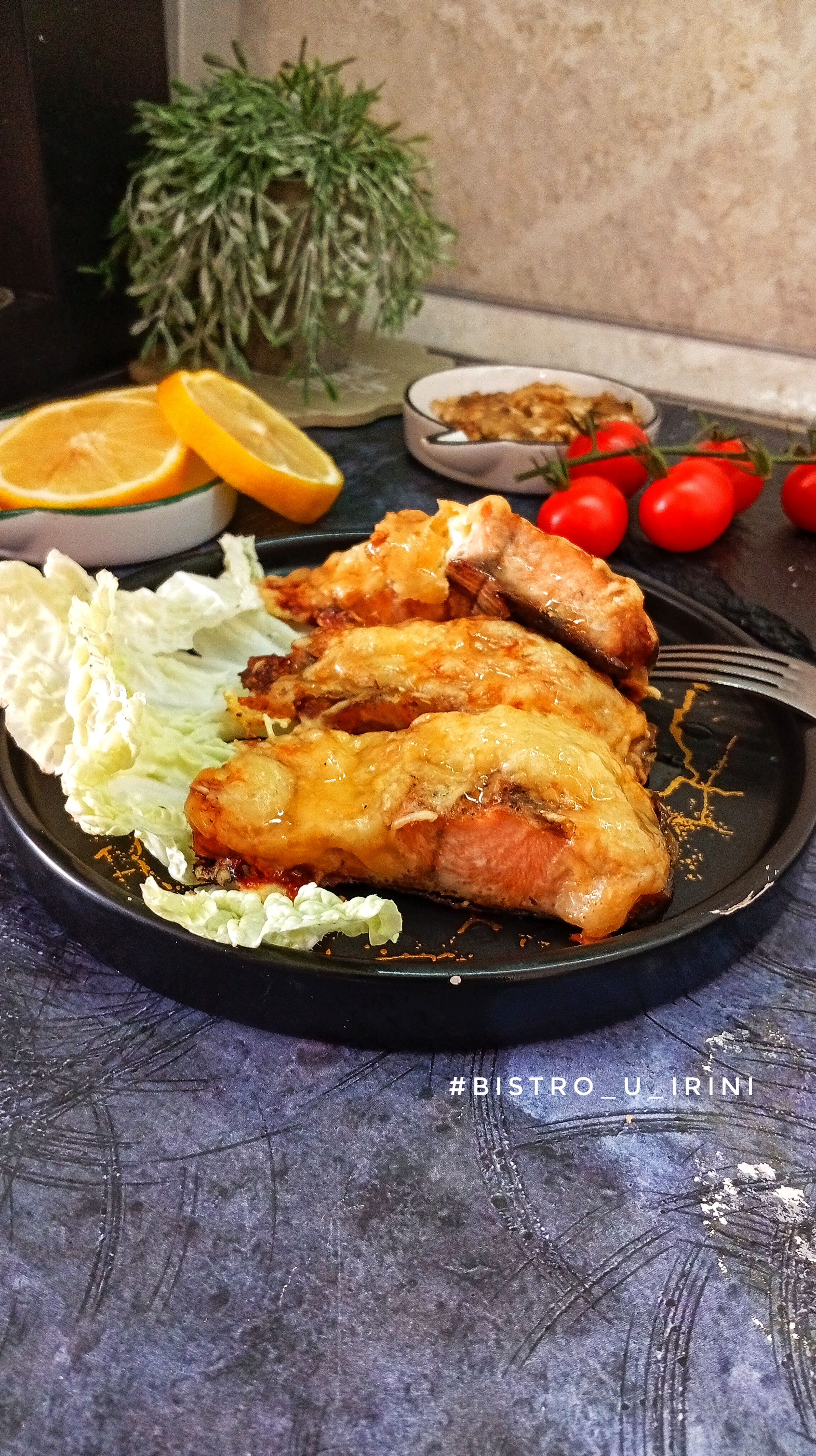 Горбуша под сыром