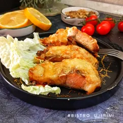 Горбуша под сыром