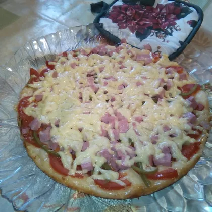 Пицца на сковороде за 10 минут