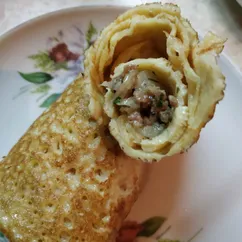 Блинчики с мясом