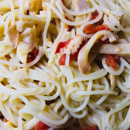Спагетти с кальмарами 🦑 🍝