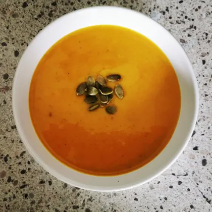 Ароматный диетический тыквенный суп с кокосовым молоком