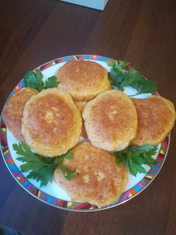 Икорные оладьи