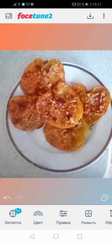 Яблоки запечённые с сыром и орехами