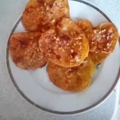 Яблоки запечённые с сыром и орехами