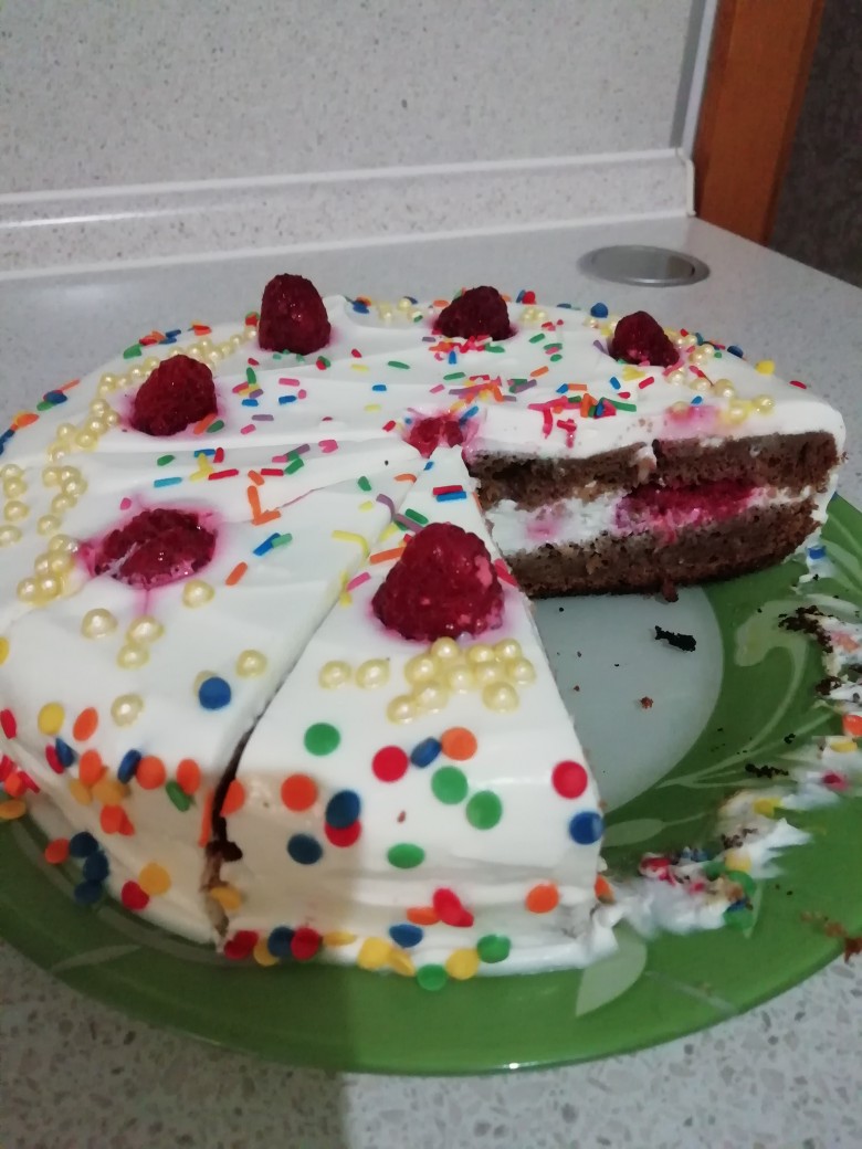 Трюфельный торт, пошаговый рецепт на 6030 ккал, фото, ингредиенты - Elen@Lat