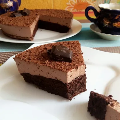 Десерт шоколадно-творожный (без сахара)🍫☕