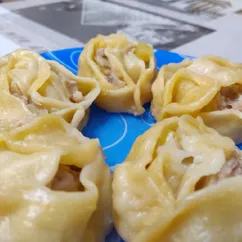 Манты с мясом и картофелем 🥟🇺🇿