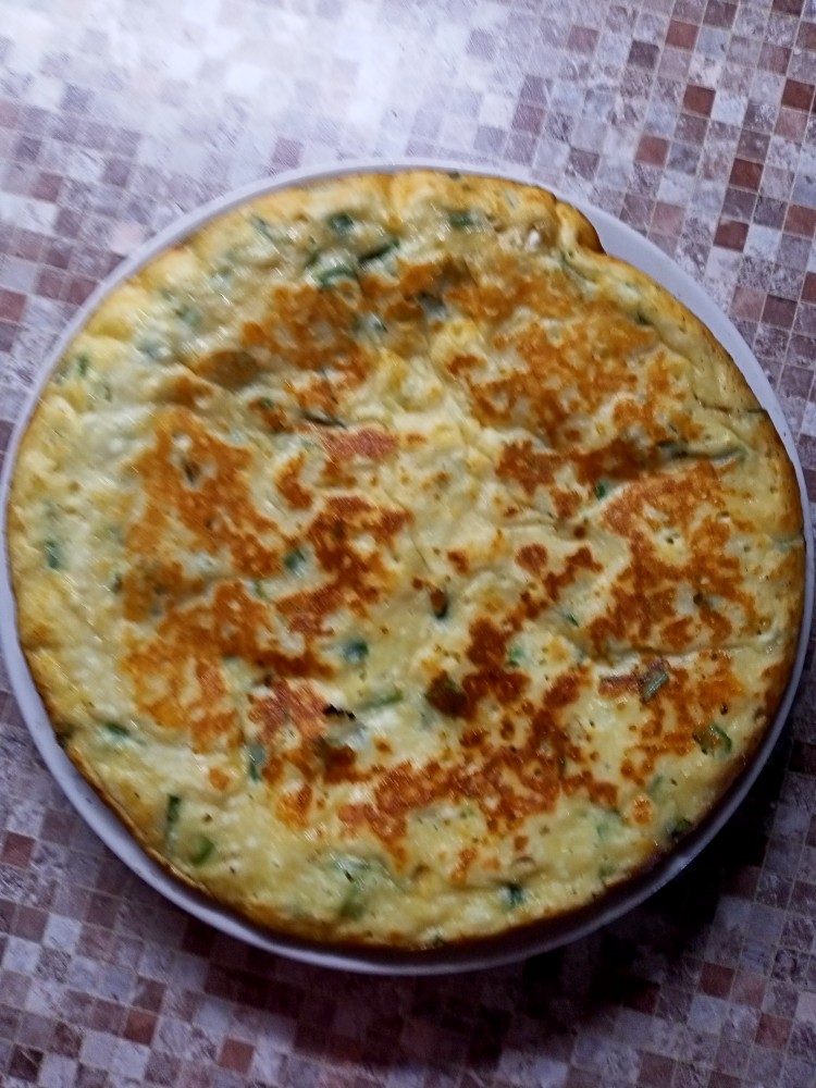ПП Творожно-сырная лепешка на сковороде (154 ккал на 100 г)