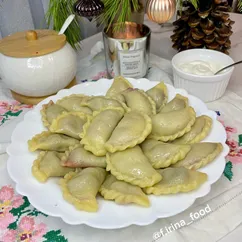 Вареники с вишней на творожном тесте 