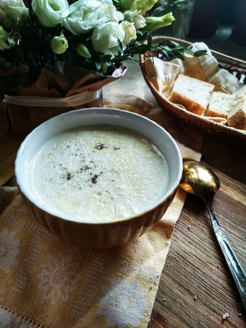 Вкусный молочный суп