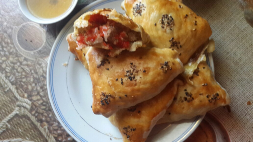 Самса с 3 начинками-узбекская национальная кухня