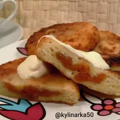 Сырники с курагой