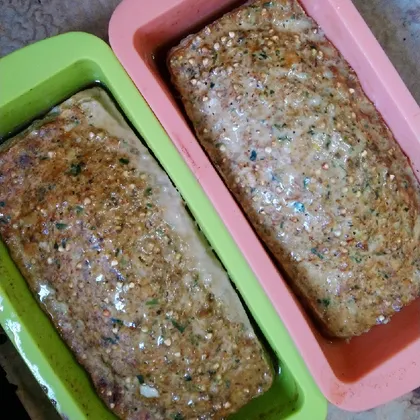 Запеканка из мяса и зелёной гречки