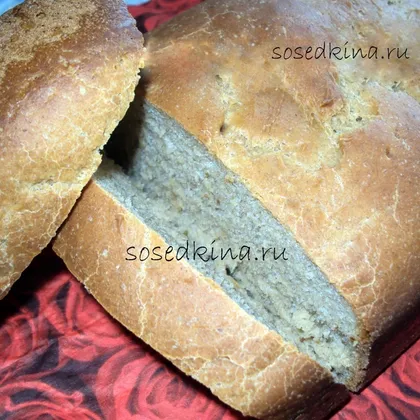 Хлеб пшенично-ржаной с горчичным порошком (рецепт для хлебопечки)