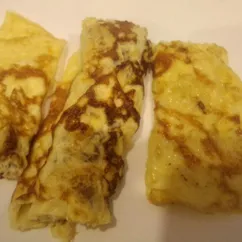 Омлет рулетом