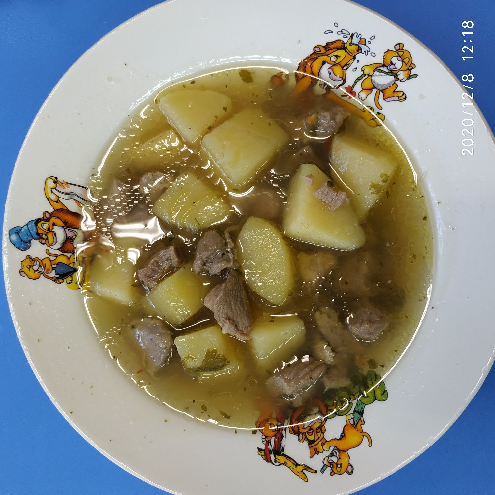 Суп из баранины с картофелем