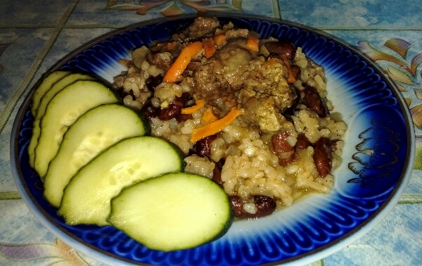 Рис с фасолью😇😊🙏👌🍴🍲🍛