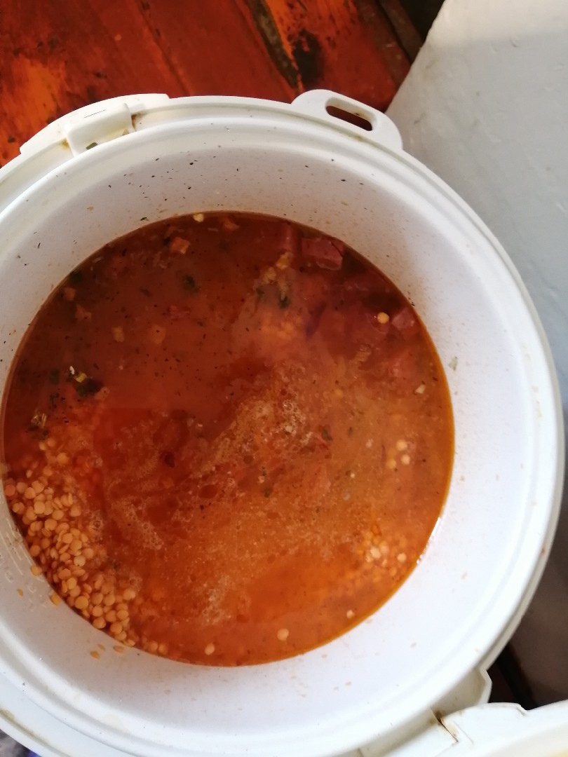 Крем-суп из чечевицы в мультиварке "Вкусный"