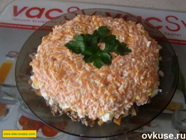 Шпроты с гренками