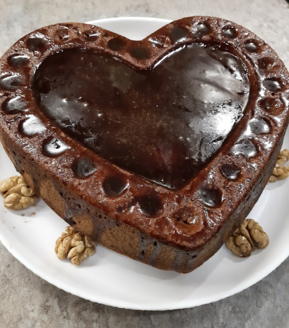 Шоколадный кекс с грецкими орехами - Пошаговый рецепт с фото. Выпечка. Кексы