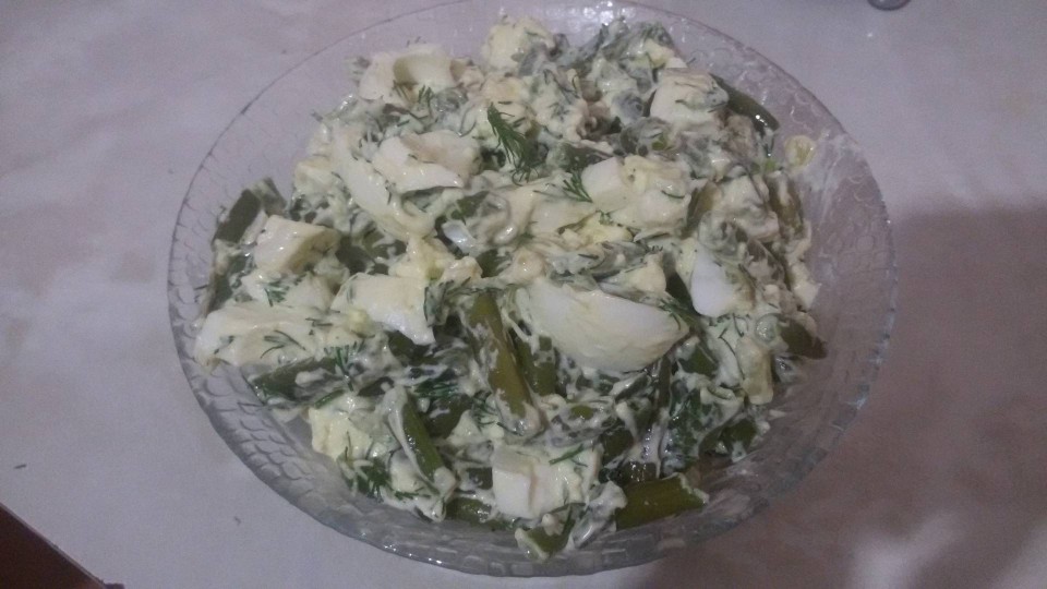 Салат из стручковой фасоли