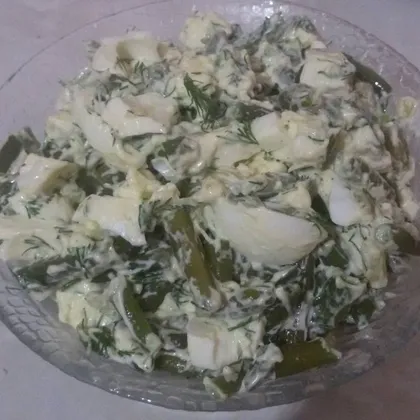 Салат из стручковой фасоли