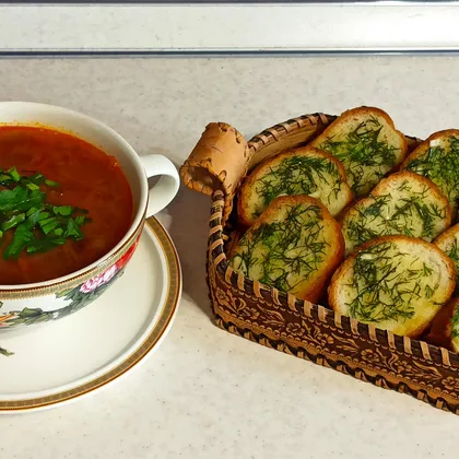 Суп с фасолью и квашеной капустой. Вкусный домашний обед