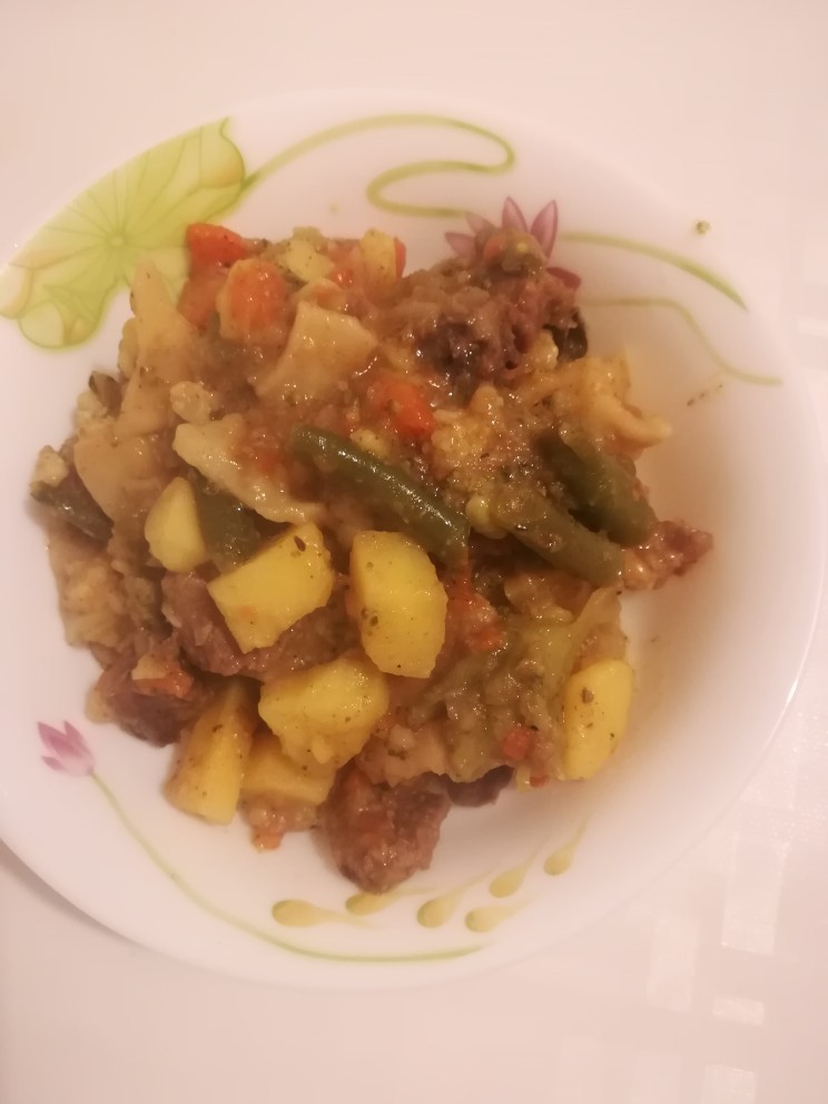 Мясо с овощами