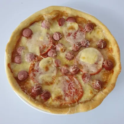 Бездрожжевое тесто для пиццы