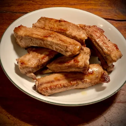 Свиные ребрышки BBQ в медово- пивном маринаде