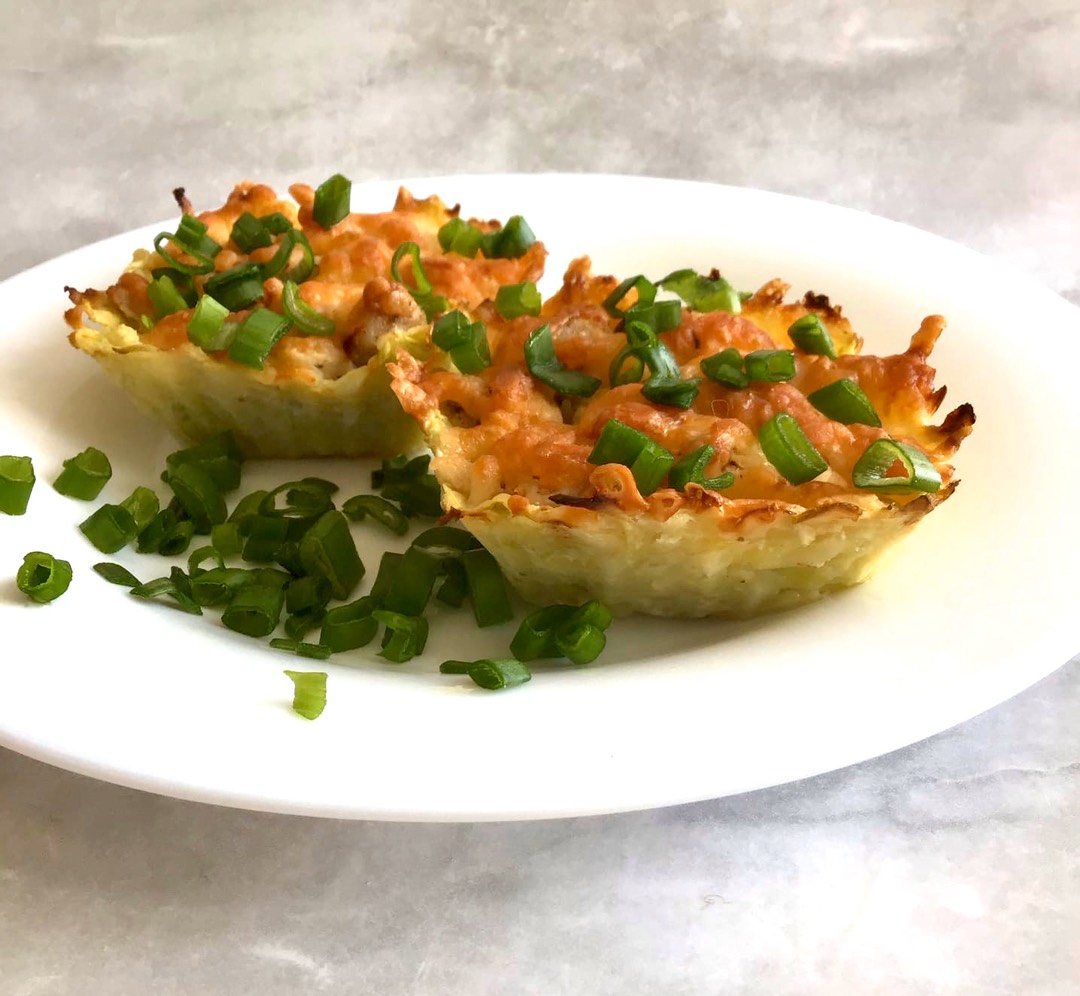 Корзиночки из кабачков с начинкой