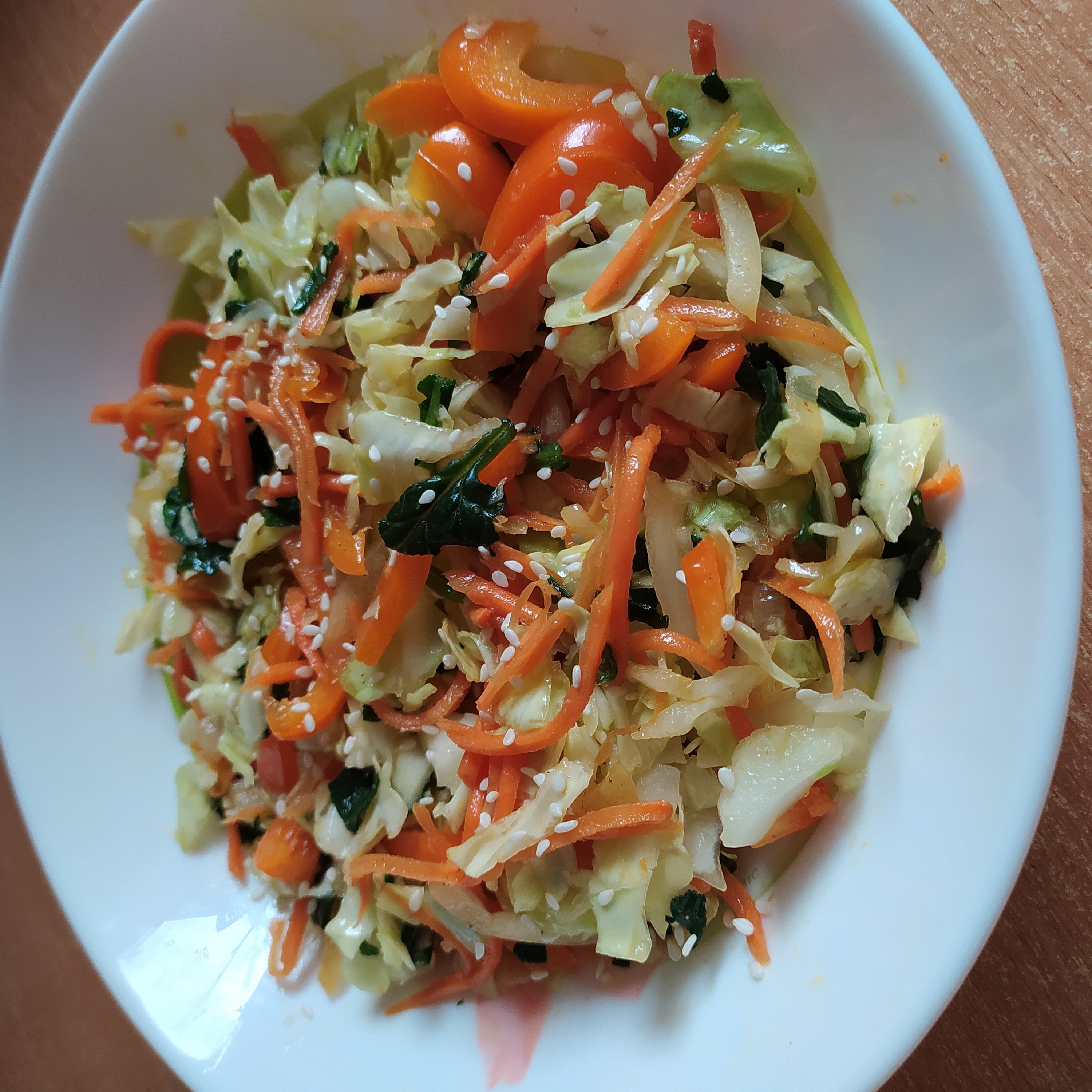 Овощной салат с морковью по-корейски