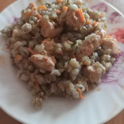 Перловка с курицей