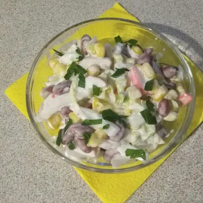 Кукурузно-фасолевый салат