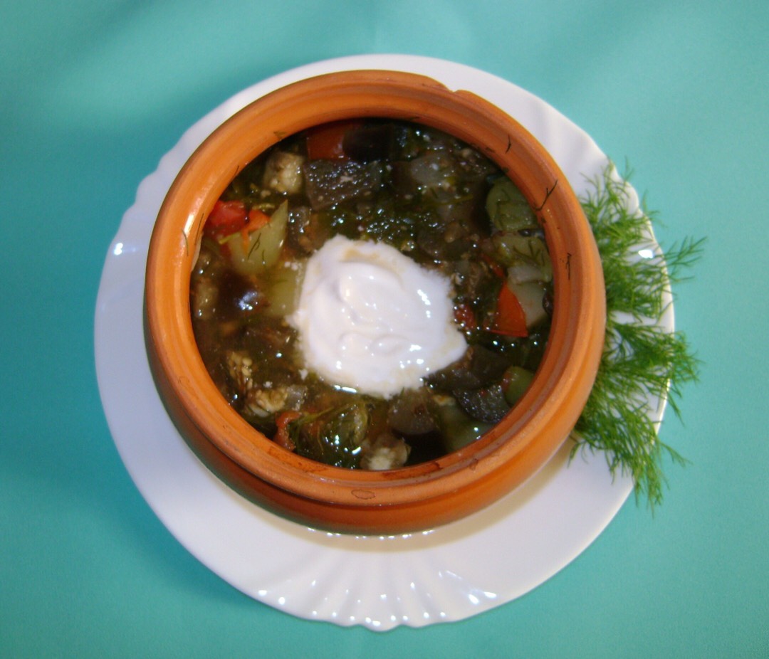 Атомное чанахи с курицей