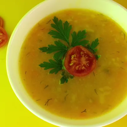 Суп- пюре с тыквой на курином бульоне