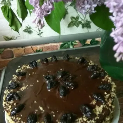 Торт 'Чернослив в шоколаде'