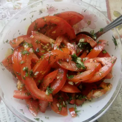 Салат из помидор #пп