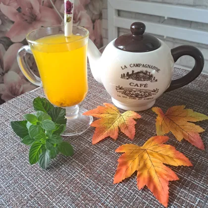 Мятный чай с апельсином