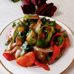 Теплый овощной салат 🥗