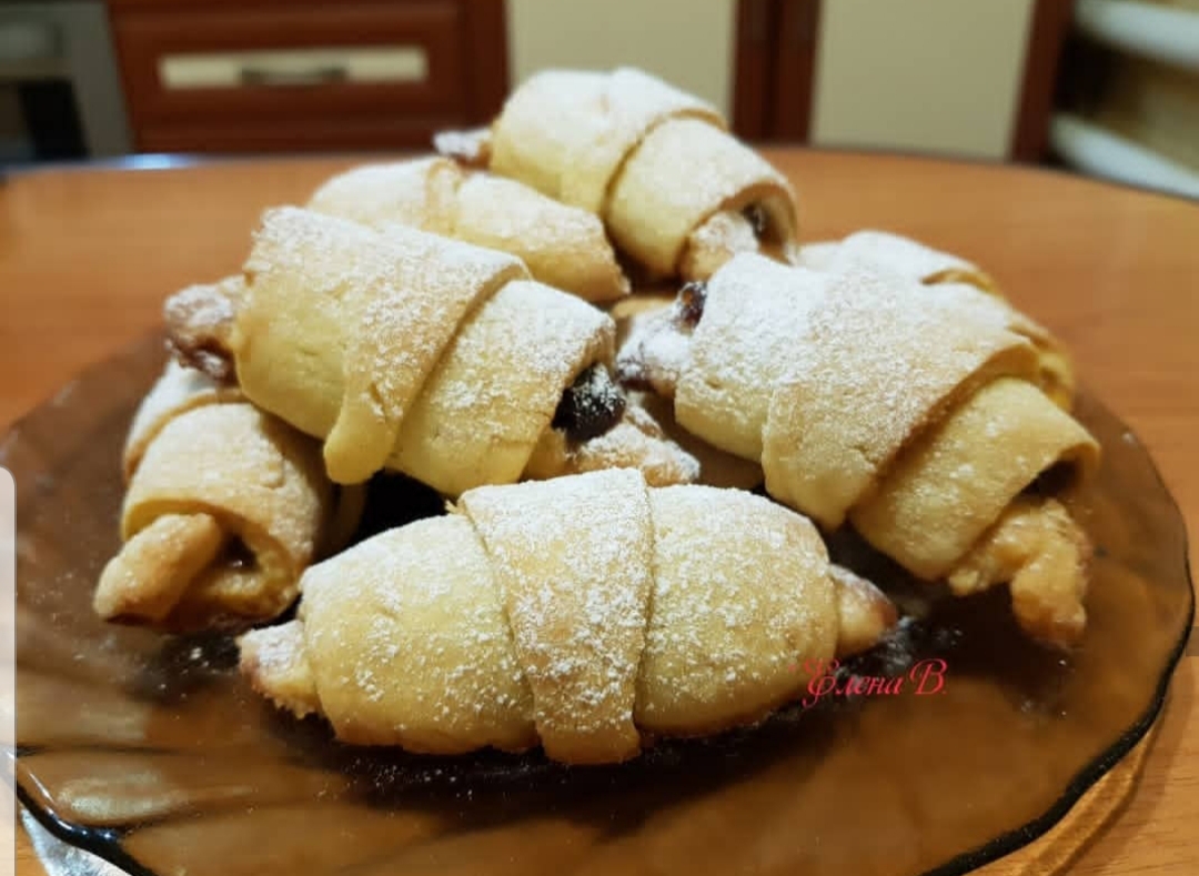 Рогалики с вареньем