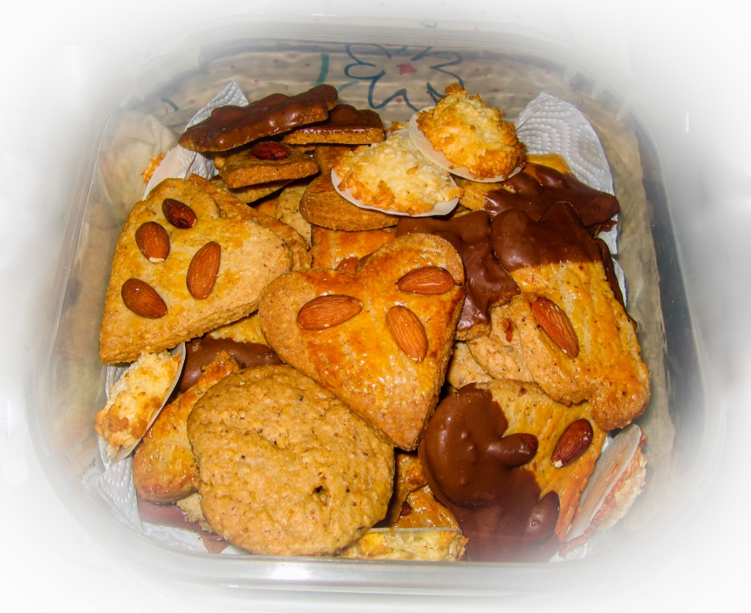Безглютеновое овсяное печенье Glutenfreie Haferkekse aus Vollkorn Рождественское печенье № 24