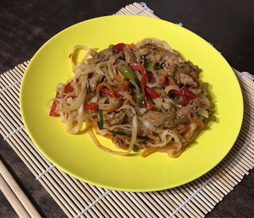 🇰🇵 🇰🇷 Japchae (Чапчхэ) корейская лапша с овощами