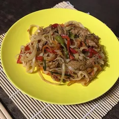 🇰🇵 🇰🇷 Japchae (Чапчхэ) корейская лапша с овощами