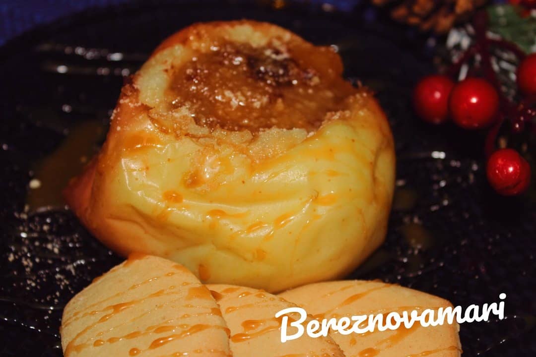 Яблоки с корицей и медом