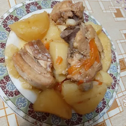 Картошка с мясом